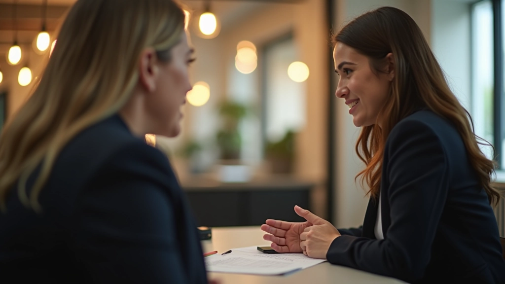 Mentoring sessie tussen twee professionals