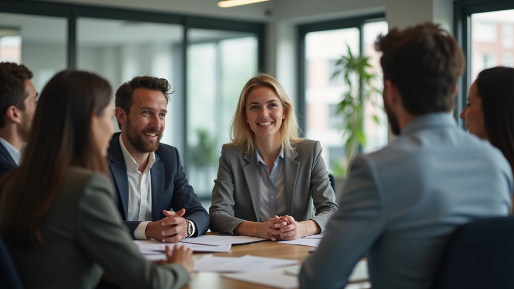 Team in brainstormsessie