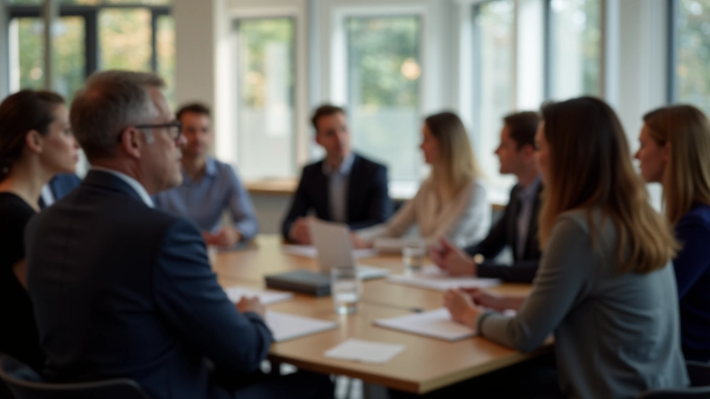 Workshop met groep deelnemers in discussie over groeimindset